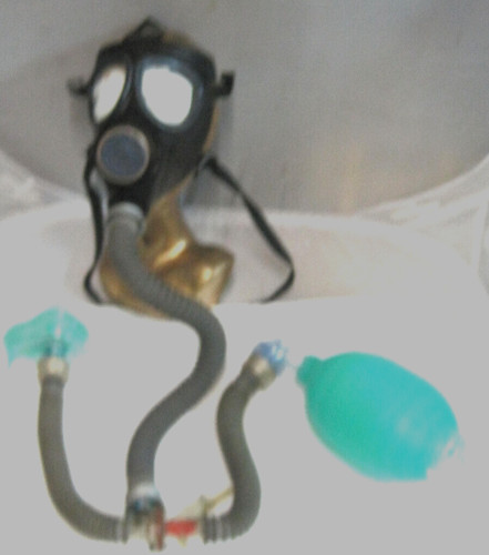 Gasmaske pumpe poppers - ,