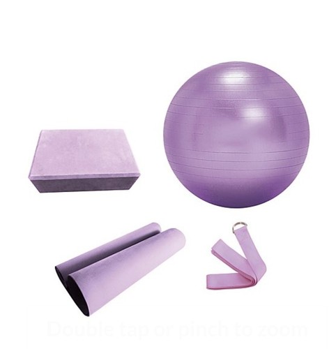 Active lilac yoga - lilac, 4-teilig